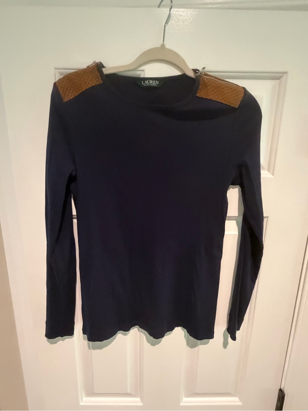 Ralph Lauren- Navy Long-Sleeve Top